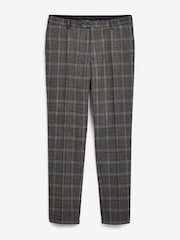Grey Slim Fit Check Suit: Trousers - Image 2 of 2