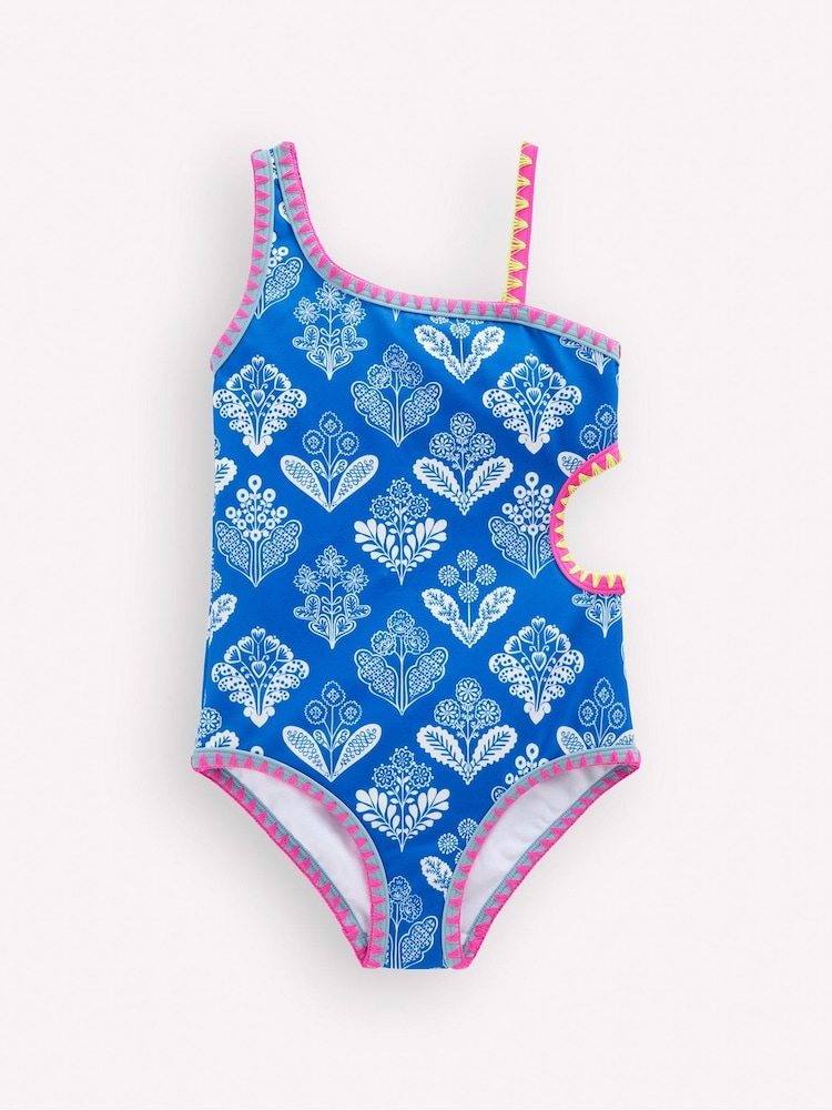 Boden Blue Cut Out Swimsuit - Image 1 of 3