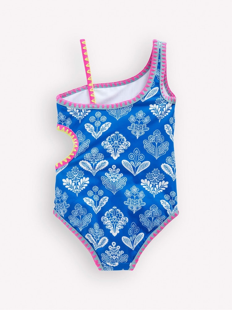 Boden Blue Cut Out Swimsuit - Image 2 of 3