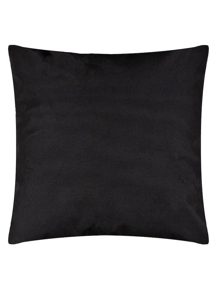 furn Black Plain Large UV Water Resistant Cushion - Image 1 of 4 furn Black Plain Large UV Water Resistant Cushion - Image 1 of 4