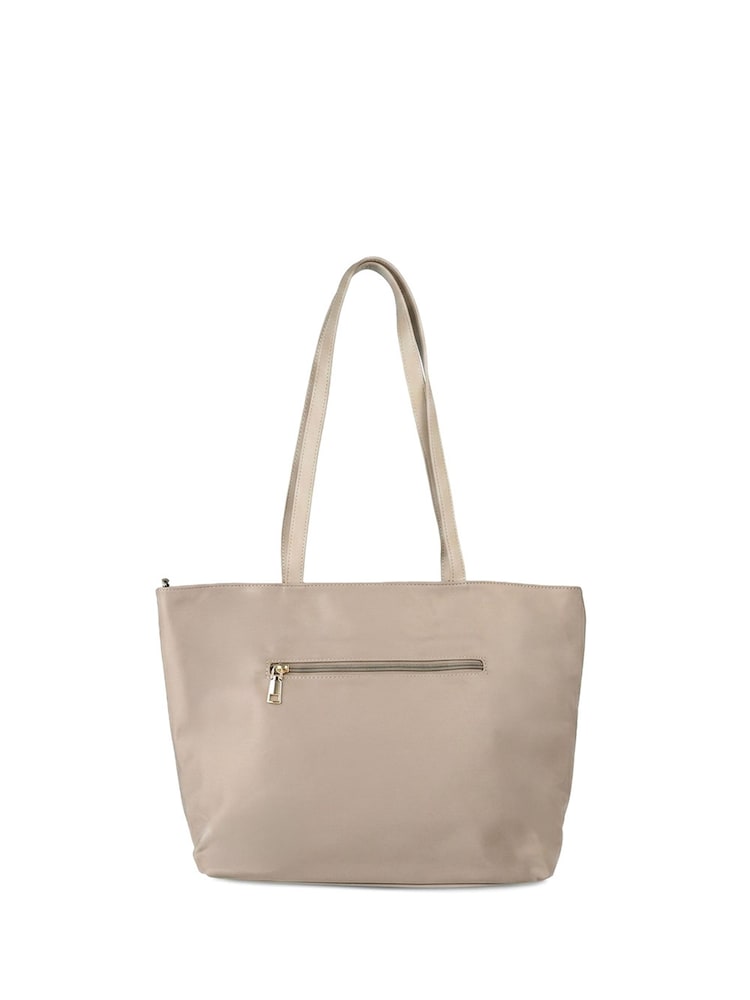 Jones Bootmaker Khaki Brown Vaya Leather Zip Close Shoulder Bag - Image 1 of 5