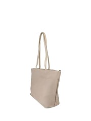 Jones Bootmaker Khaki Brown Vaya Leather Zip Close Shoulder Bag - Image 2 of 5