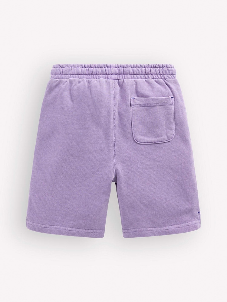 Boden Purple Garment Dye Sweat Shorts - Image 2 of 3 Boden Purple Garment Dye Sweat Shorts - Image 2 of 3