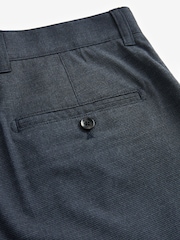 Navy Puppytooth Chino Trousers - Image 8 of 9