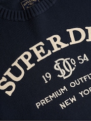 Mavi - Superdry Heritage Qrafik Cemper - 7şəkildən 7 şəkil