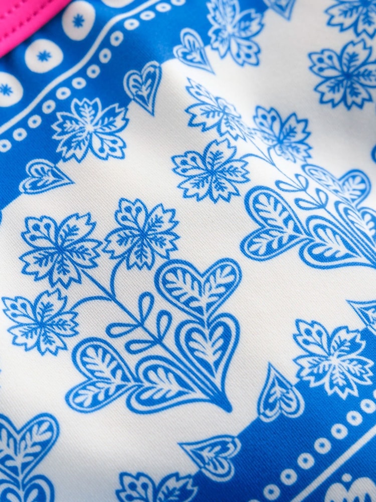 Boden Blue Patterned Bikini Bottoms - Image 3 of 3