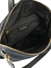 Jones Bootmaker Black Virelle Leather Backpack With Zip Pockets - Image 5 of 6