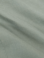 Reiss Sage Atlantic Tailored Fit Linen-Twill Single-Breasted Classic-Fit Suit Blazer - Image 9 of 9