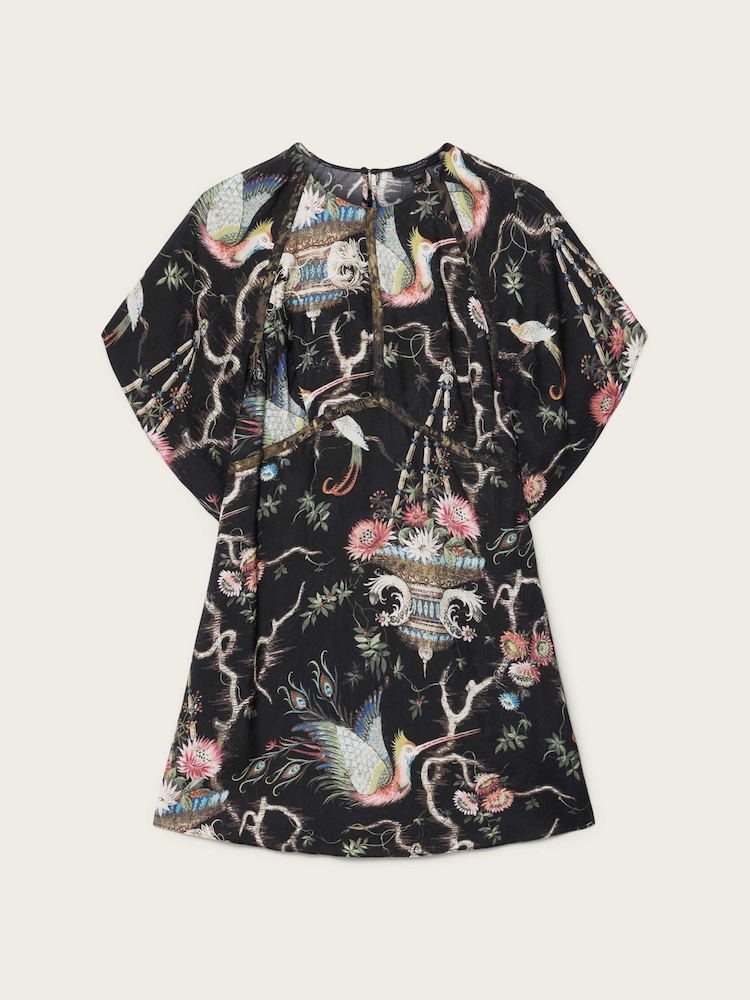 AllSaints Black Xena Dress - Image 7 of 7