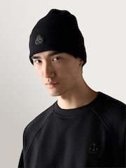 Moose Knuckles Black Frost Beanie - Image 1 of 4