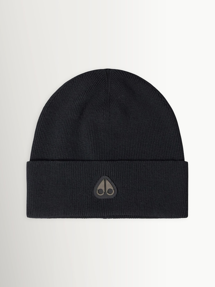 Moose Knuckles Black Frost Beanie - Image 2 of 4