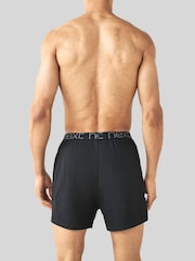 Black 100% Cotton 4 pack Boxers - Image 3 of 6