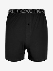 Black 100% Cotton 4 pack Boxers - Image 6 of 6