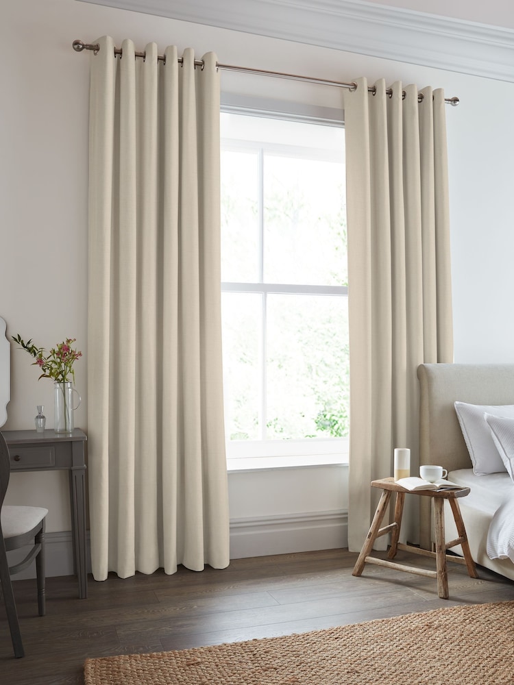 Laura Ashley Linen Brushed Cotton Made To Measure Curtains - Image 2 of 9 Laura Ashley Linen Brushed Cotton Made To Measure Curtains - Image 2 of 9