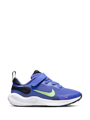 Nike Blue Junior Revolution 7 Trainers - Image 1 of 12