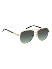 Lunettes de soleil aviateur Marc Jacobs - Image 3 sur 4
