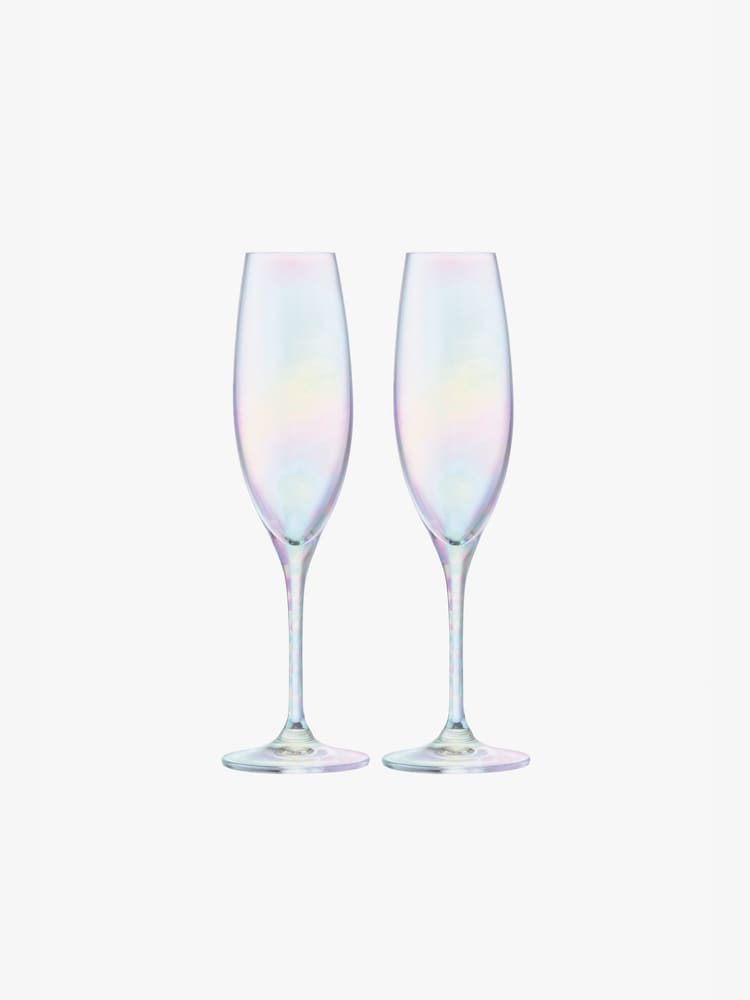 LSA International Polka Champagne Flutes Set of 2 - Image 1 of 3