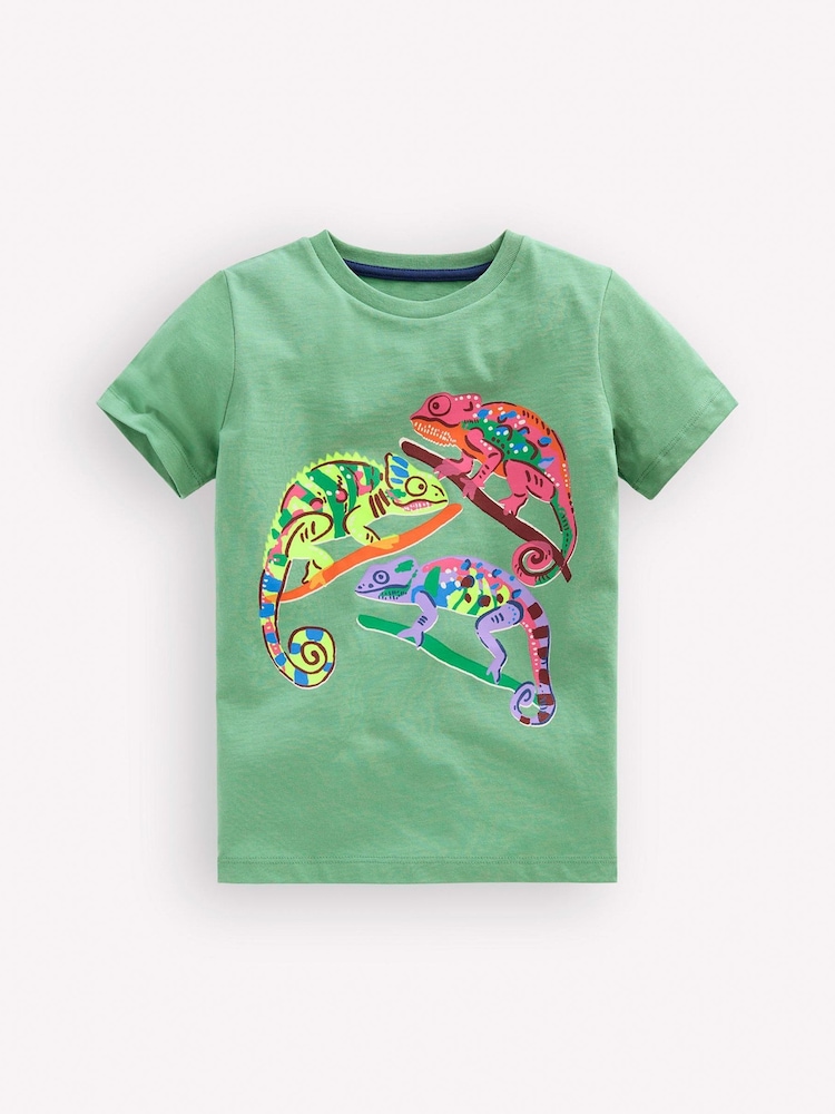 Boden Green Short Sleeve Graphic T-Shirt - Image 1 of 3