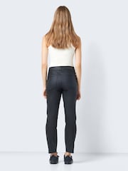 NOISY MAY Black Coated High Waisted Jeans - Image 2 of 5