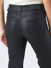 NOISY MAY Black Coated High Waisted Jeans - Image 4 of 5