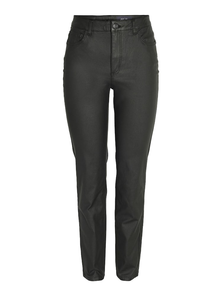 NOISY MAY Black Coated High Waisted Jeans - Image 5 of 5