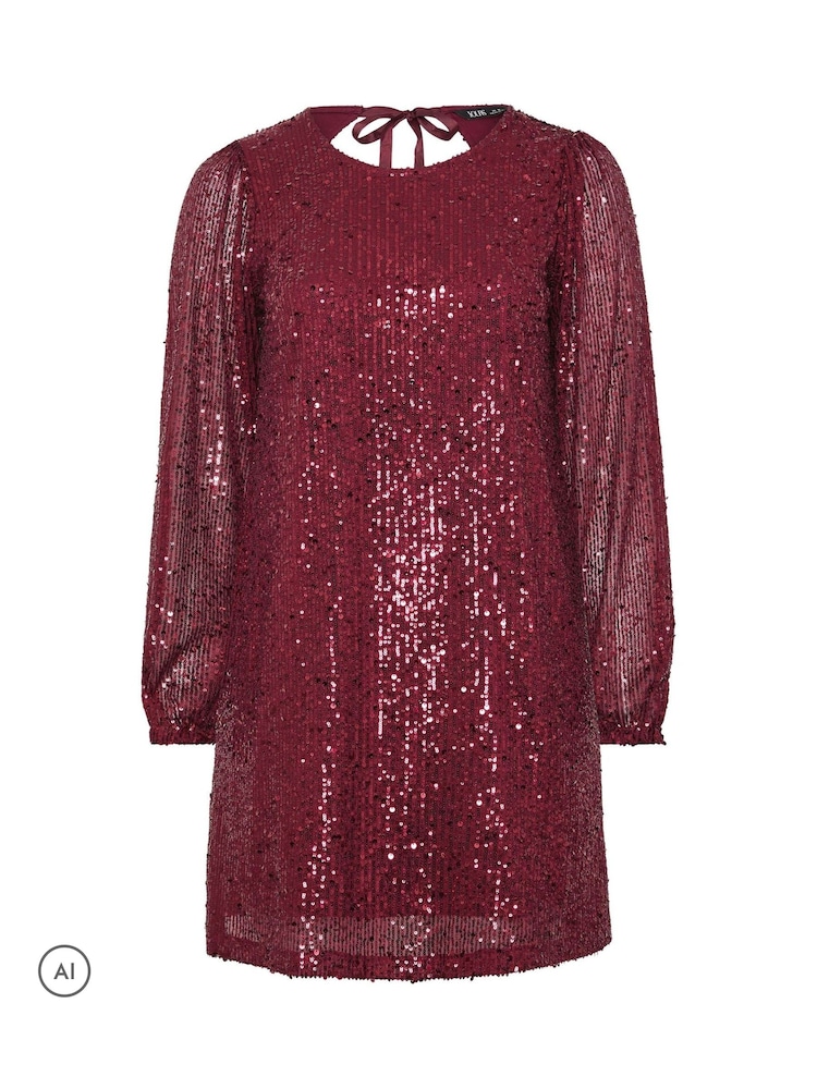 Buy Yours Curve Red All Over Sequin Dress from Next USA