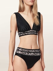 AllSaints Black Xalia Bikini Bottoms - Image 2 of 5