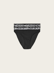 AllSaints Black Xalia Bikini Bottoms - Image 5 of 5
