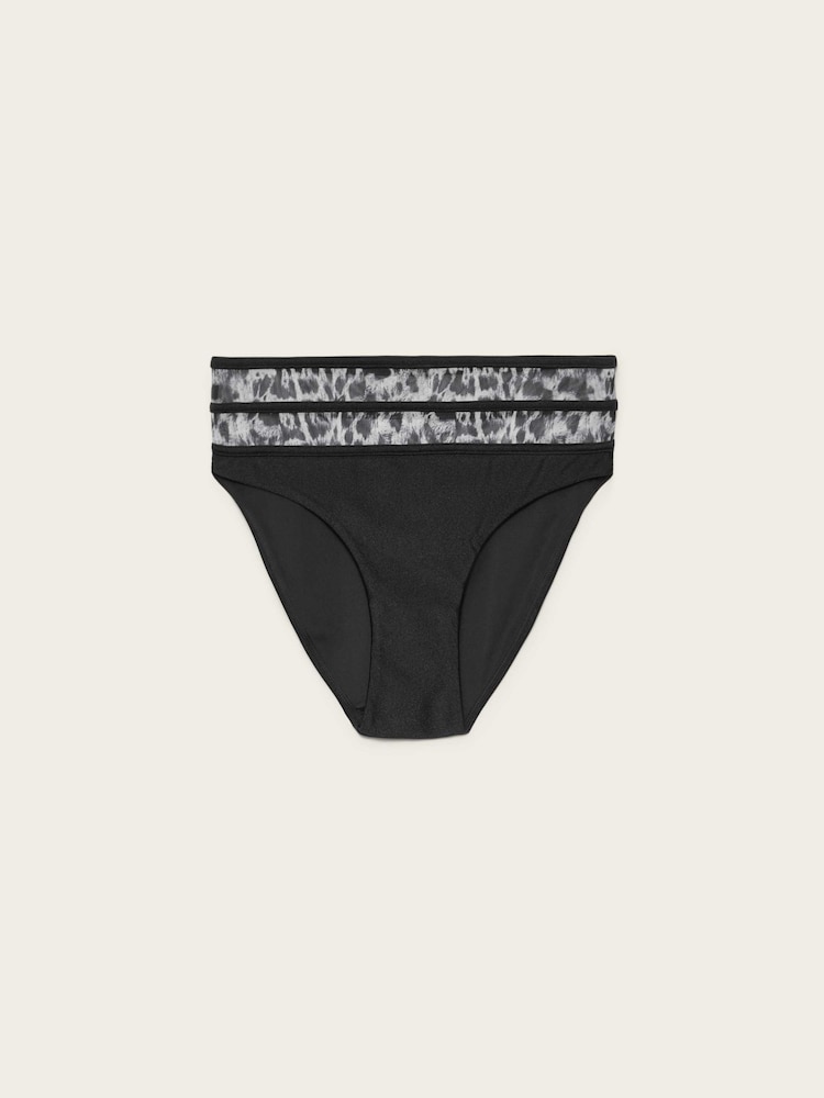 AllSaints Black Xalia Bikini Bottoms - Image 5 of 5