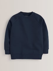 Navy Blue 2 Pack Crew Neck School Sweater (3-16yrs) - Image 2 of 4