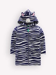 Boden Blue Fun Towelling Zip-up Throw On - Image 1 of 3