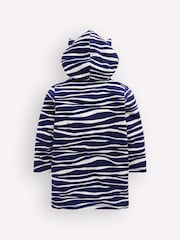 Boden Blue Fun Towelling Zip-up Throw On - Image 2 of 3