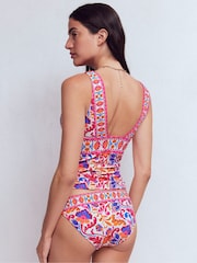 Boden Pink Porto Tankini Top - Image 2 of 6