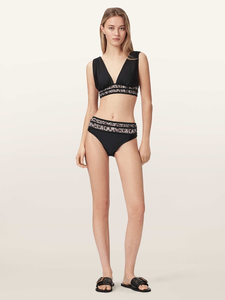 AllSaints Animal Xalia Bikini Top - Image 2 of 6