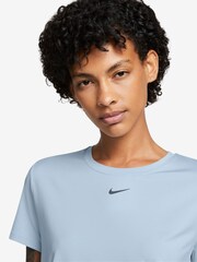 Nike Light Armory Blue One Classic Dri-FIT Short Sleeve Top - Image 3 of 4