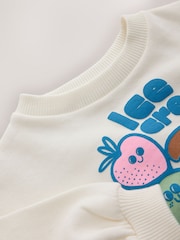 Roomijs - Sweatshirt met ronde hals (3mths-7yrs) - Afbeelding 3 van 4