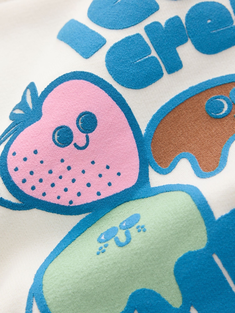 Roomijs - Sweatshirt met ronde hals (3mths-7yrs) - Afbeelding 4 van 4