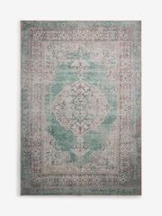 Teal Blue Coast Oriental Rug - Image 1 of 4