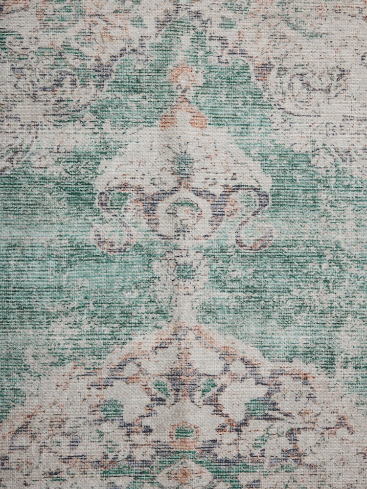 Teal Blue Coast Oriental Rug - Image 2 of 4 Teal Blue Coast Oriental Rug - Image 2 of 4