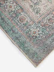 Teal Blue Coast Oriental Rug - Image 4 of 4