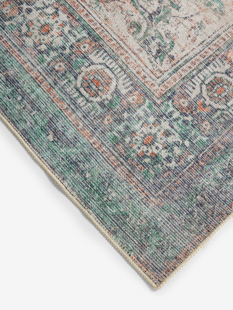 Teal Blue Coast Oriental Rug - Image 4 of 4 Teal Blue Coast Oriental Rug - Image 4 of 4
