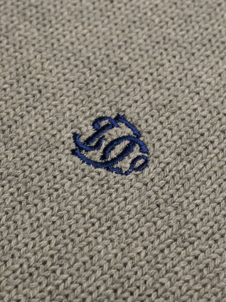 Superdry Cotton Button Henley Jumper - Imagen 2 de 2