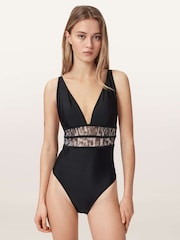 AllSaints Animal Xalia Swimsuit - Image 1 of 6