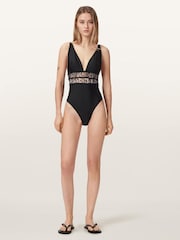 AllSaints Animal Xalia Swimsuit - Image 2 of 6