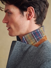 Barbour® Grey Herringbone Slim Fit Suit Jacket - Image 4 of 16