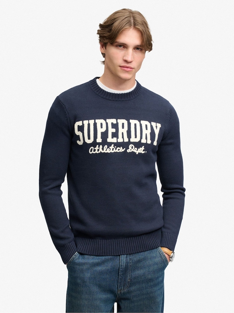 Superdry Applique Graphic Jumper - Imagen 1 de 7