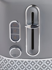 Grey Geometric 2 Slice Toaster - Image 5 of 7