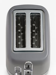 Grey Geometric 2 Slice Toaster - Image 6 of 7