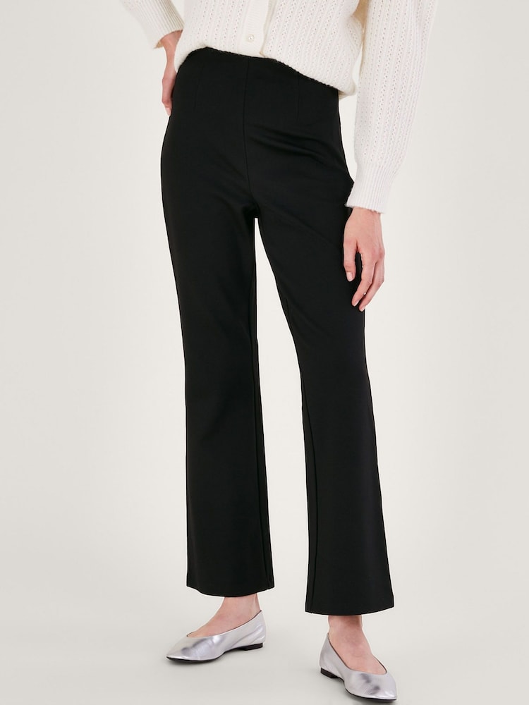 Monsoon Black Ponte Petra Trousers - Image 1 of 5