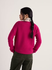 Seasalt Cornwall Pink Fruity Jumper - Image 3 of 5